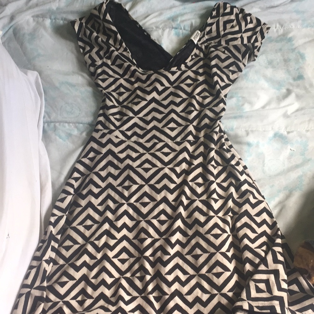 Black and White Dress